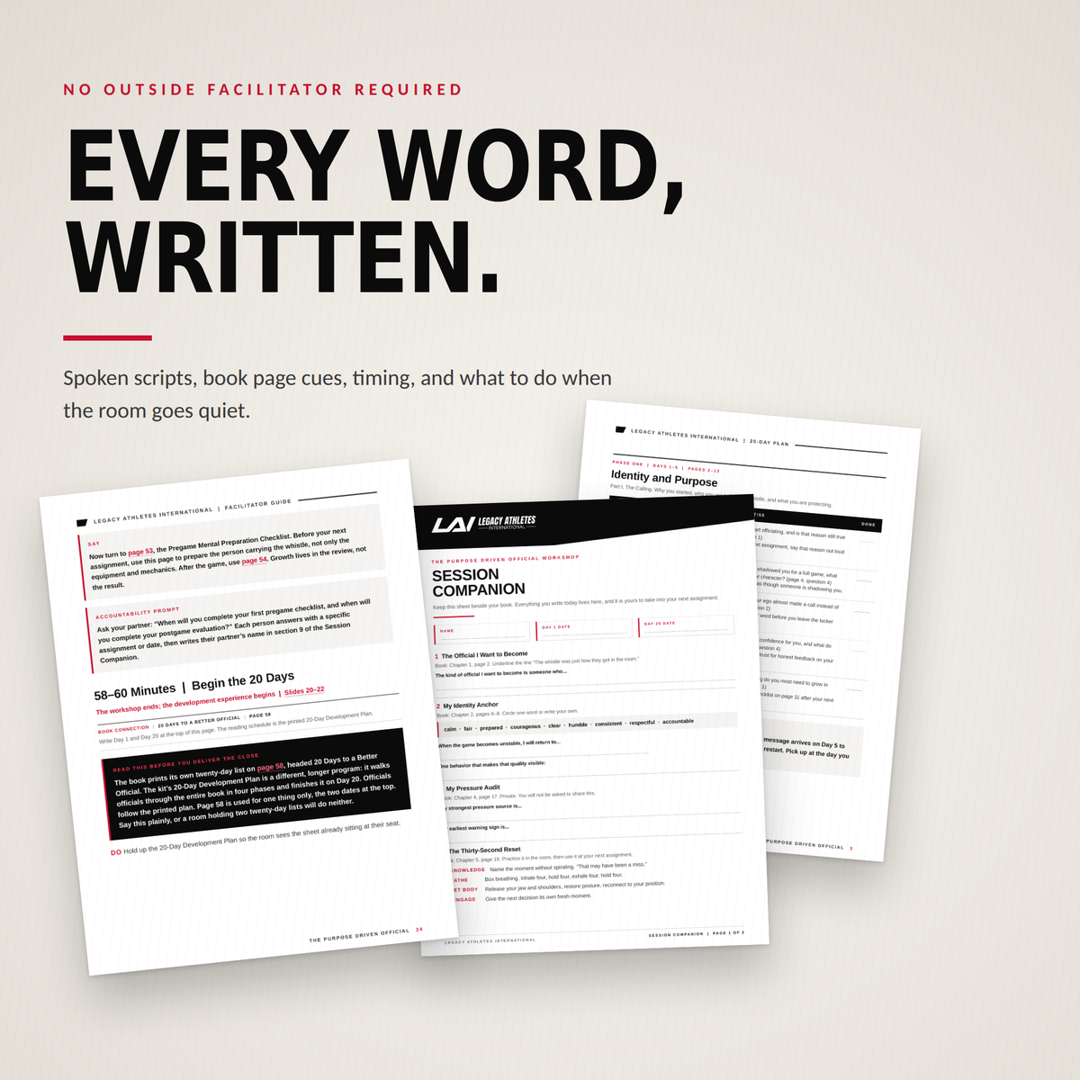 The Purpose Driven Official — Digital Workshop Kit